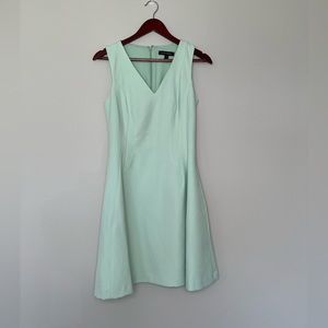 Barely Worn- Banana Republic Teal Sleeveless Skater Dress